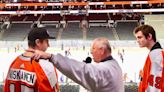 Steve Coates 'humbled' by retirement ceremony, says Flyers are 'on the way up'