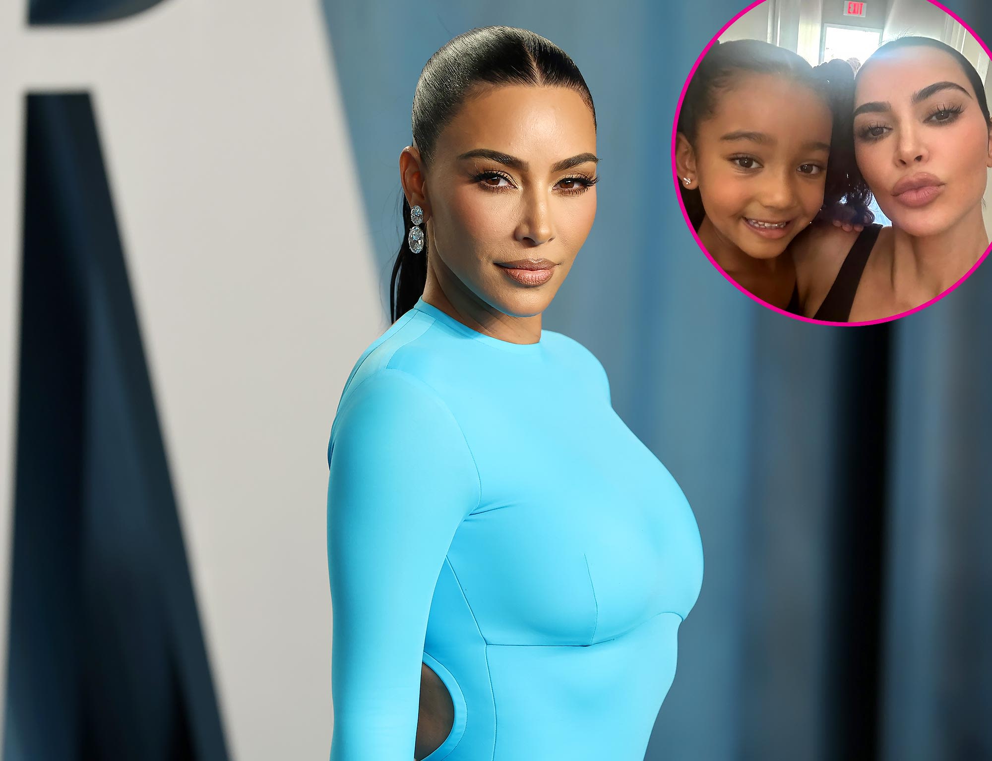 Kim Kardashian’s Daughter Chicago, 6, Attempts to Wear Star’s Balenciaga Shoe Clutch