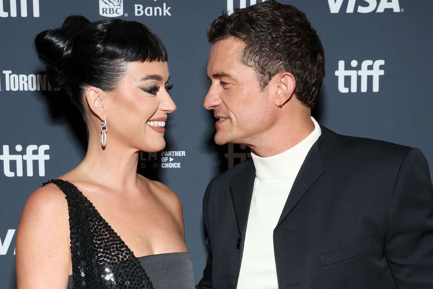 Katy Perry and Orlando Bloom Are the Queen and King of 'The Cut' Premiere in Chic, Coordinating Looks