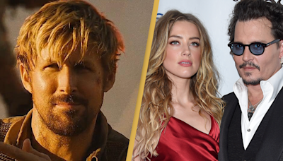 Ryan Gosling's new film is being criticised for Johnny Depp and Amber Heard ‘joke’