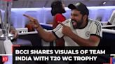 BCCI shares excitement of Team India's journey home with T20 World Cup Trophy