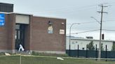 Chippewa Secondary School being fenced-in - PHOTO GALLERY