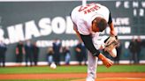 Rob Gronkowski brings 'Gronk Spike' to baseball, spiking first pitch at Red Sox game