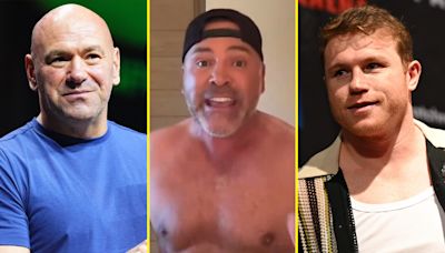 Oscar De La Hoya's shirtless rant about next Canelo fight may alarm Dana White