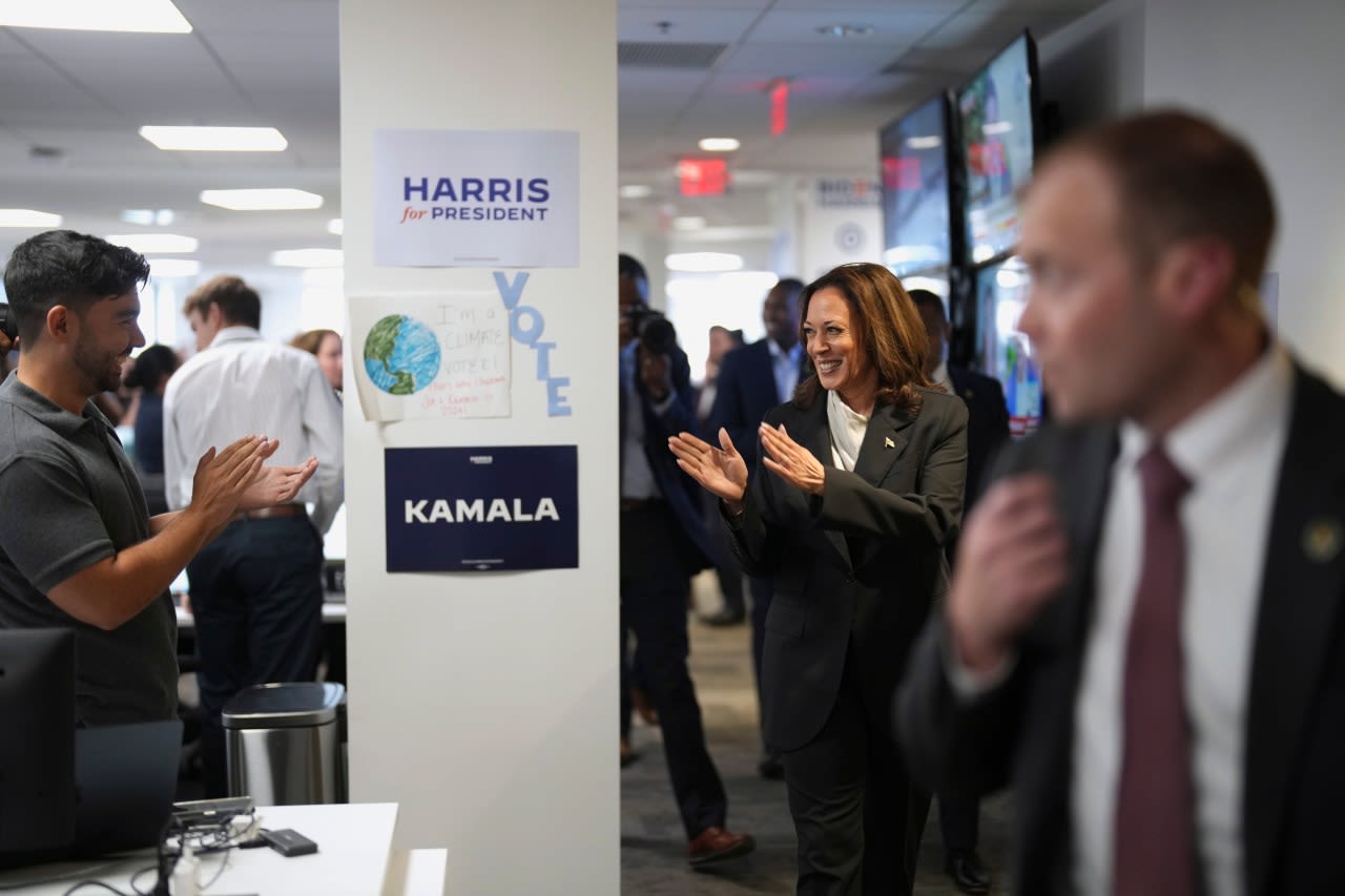 Volunteers and donations surge into Democratic campaigns with Harris atop the ticket