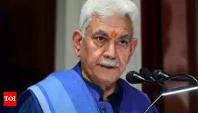 J&K LG Manoj Sinha hails implementation of new criminal laws | Srinagar News - Times of India