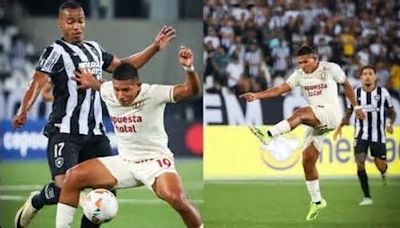 Edison Flores rompió su silencio tras derrota de la 'U' ante Botafogo: "Cometimos errores y pagamos"