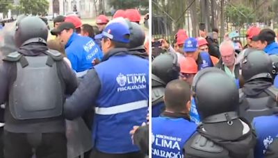 Se reportan enfrentamientos por plan de desvío por obras de la Línea 2 del Metro de Lima