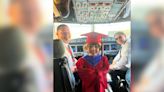Kindergartner who missed graduation celebrates on Frontier flight, walks down aisle to cheers