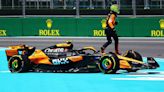 McLaren's Lando Norris Out Early in Miami Sprint After Aston Martin Teammates Make Contact