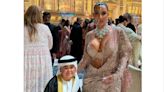 Abdu Rozik poses with Kim Kardashian at Anant Ambani and Radhika Merchant’s star-studded wedding