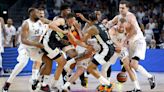 Huge EuroLeague brawl between Partizan, Real Madrid leaves Dante Exum injured