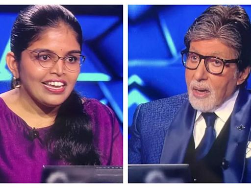 Kaun Banega Crorepati 16: Contestant Apoorva Shetty reveals cracking 2011's KBC winner Sushil Kumar's Rs 5 crore question as a kid; leaves host Big B shocked - Times of India