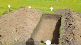 Unauthorised grave prompts police investigation