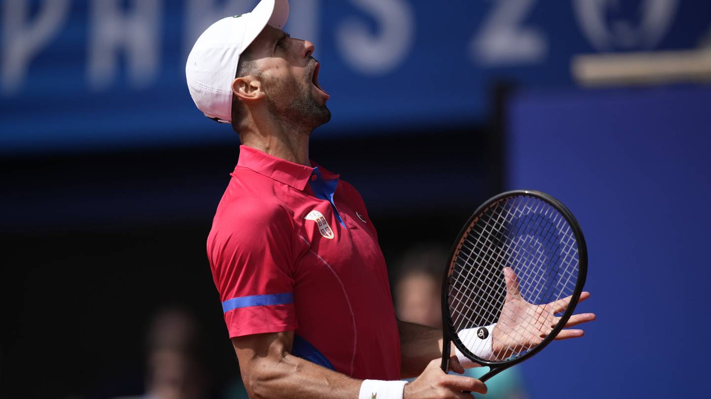 Novak Djokovic wins his first Olympic gold medal by beating Carlos Alcaraz in the men's tennis final