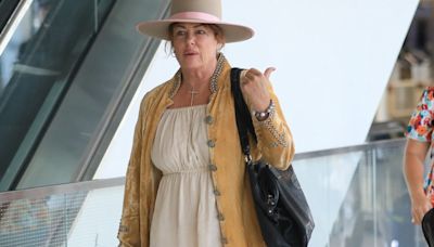 80's movie star, 64, has barely aged a day as she makes rare public appearance