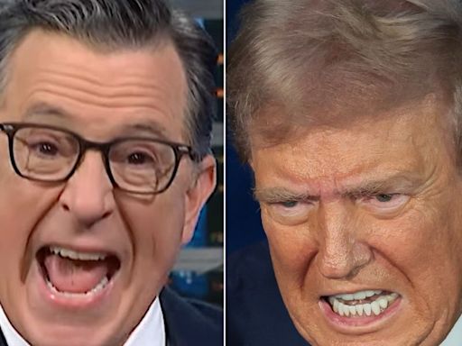 Stephen Colbert Gives Trump A Very Graphic 'Counterpoint' To His Latest Claim