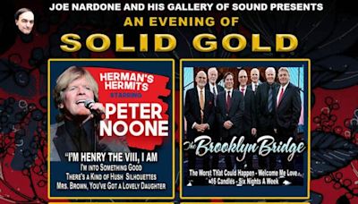 Joe Nardone presents an evening of 'Solid Gold' at F.M. Kirby Center May 18