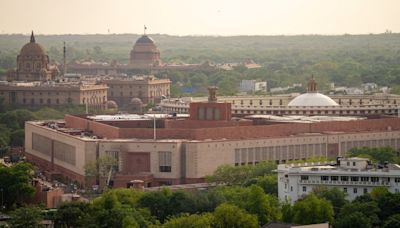 Delhi rains: Is new Parliament leaking?