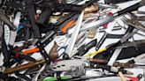 Police seize nearly 300 blades in campaign for safer streets