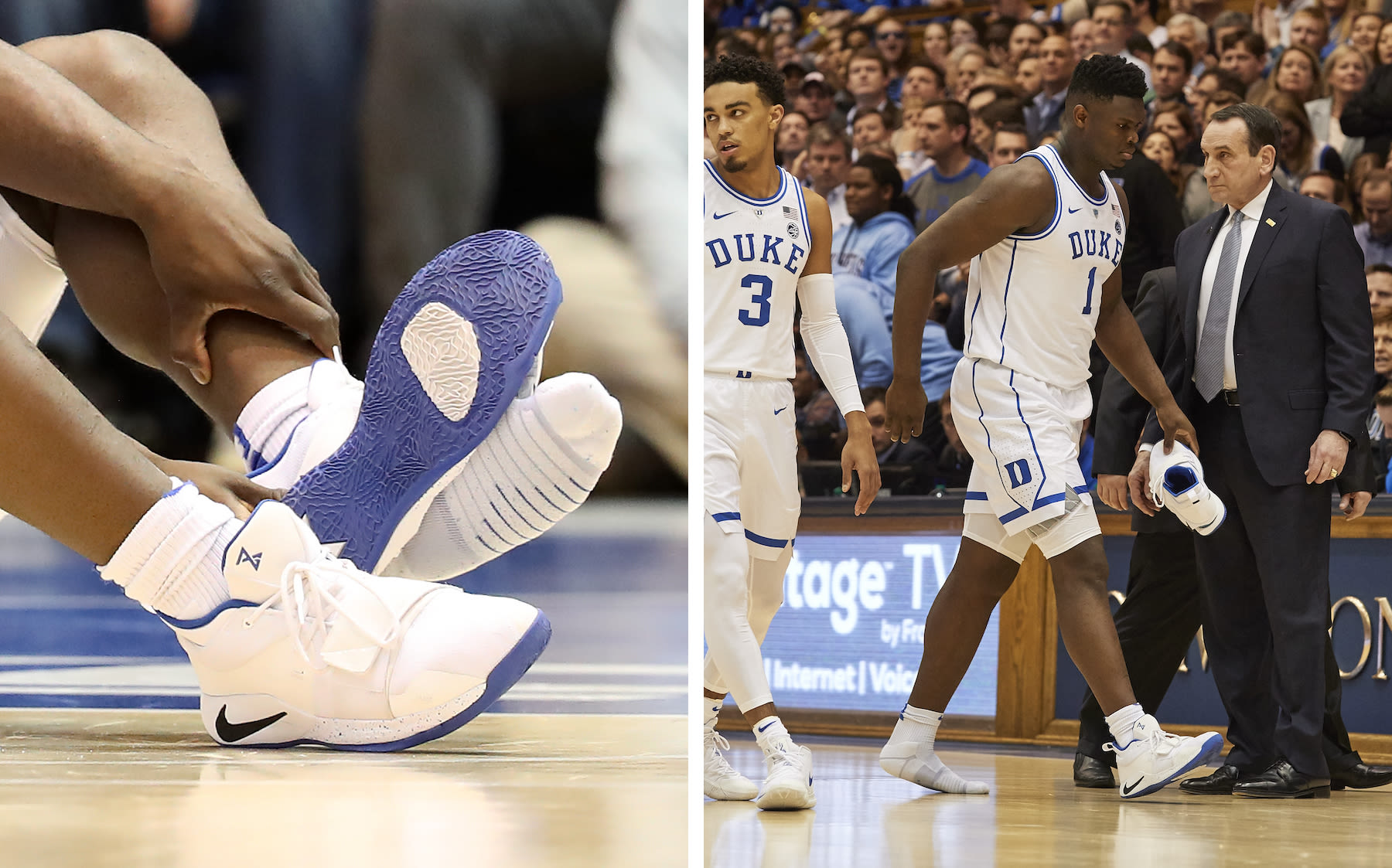 Zion Williamson’s Infamous Blown-Out Nike Sneaker From Duke Is Going Up for Auction