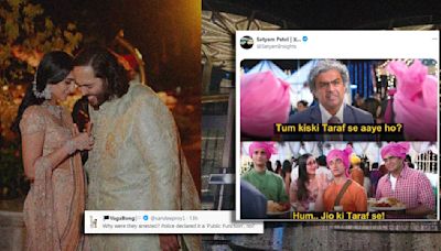 Two Men Booked By Cops For Entering The Ambani Wedding Without Invitation; Netizens React With 3 Idiot Memes