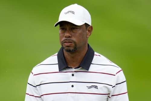 Woods gets stuck in sand, makes two early triples en route to a 77 and will miss the cut at PGA