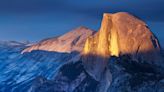 Iconic Half Dome of Granite at Yosemite National Park