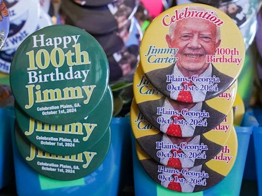 Georgia Awaits Celebrating Ex US President Jimmy Carter's 100th Birthday