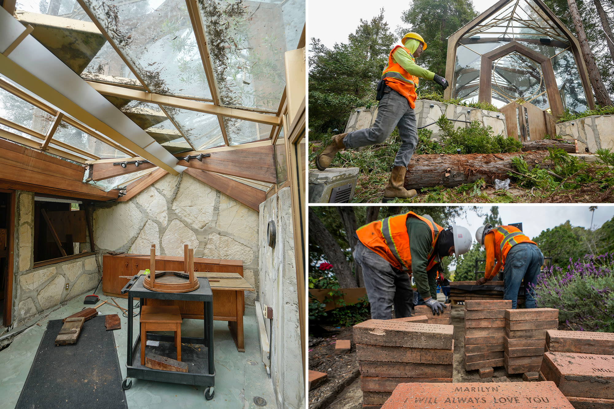 Frank Lloyd Wright Jr.’s historic California chapel dismantled due to landslide