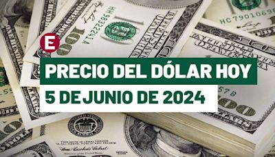 ¡Peso repunta tras dos jornadas de fuertes pérdidas! Precio del dólar hoy 5 de junio