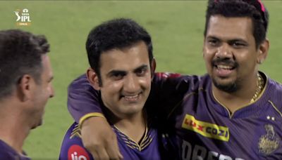 Narine, Gambhir seen laughing after KKR's IPL final 2024 win; netizens react