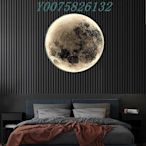 月球壁燈現代簡約月亮壁畫燈地球木星客廳背景墻裝飾主臥室床頭燈
