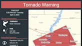 Tornado and thunderstorm warnings have been lifted for the Peoria area