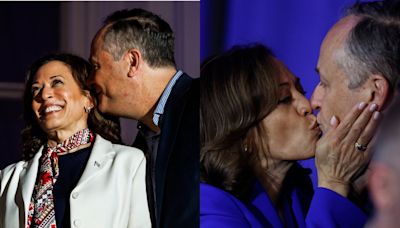 Kamala Harris and her husband Doug Emhoff like to watch rom-coms. Their love story sounds like one