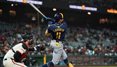 Chourio homers, Montas pitches 6 scoreless innings as Brewers shut out Giants 3-0