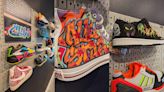 Graffiti-sneaker ties explored in weekend pop-up exhibit