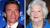Arnold Schwarzenegger Remembers Sending Barbara Bush to the Hospital While Sledding With George: ‘I Didn’t Know How to Steer!’ (Video)