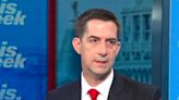 ABC host confronts Tom Cotton after he says rioters were 'just wandering' on Jan 6.