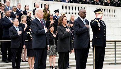 Biden honors fallen soldiers during Memorial Day ceremony at Arlington National Cemetery