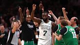 NBA playoffs: Jaylen Brown's clutch 3 stuns Indiana as Celtics rip Game 1 from Pacers in OT