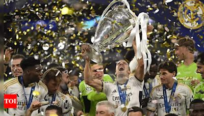 Dani Carvajal, Vinicius Junior star as Real Madrid strike late to beat Borussia Dortmund and win 15th Champions League title | Football News - Times of India