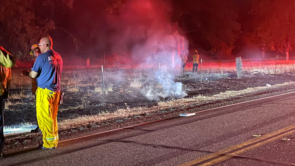 Firefighters control early-morning blaze in Shasta County