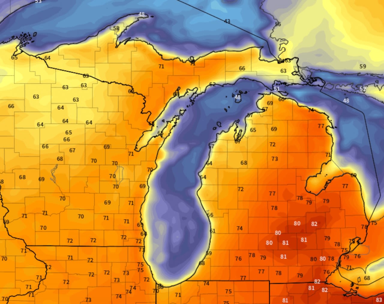 Michigan’s weather this week will be very nice if you want spring