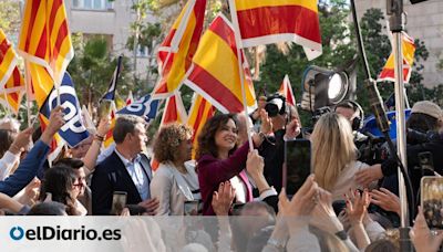 Ayuso culpa al independentismo de llevar Catalunya al desastre: "Este verano no podréis ni llenar vuestras piscinas"