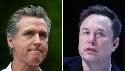 Gavin Newsom slams Elon Musk for endorsing Donald Trump, saying he 'bent the knee'