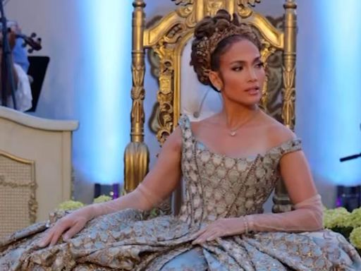 Jennifer Lopez Was the Magnificent Main Character at Her “Bridgerton”-Themed Ball