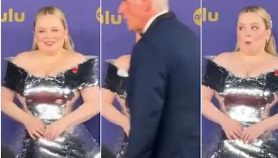 La reacción de Nicola Coughlan ante múltiples interrupciones en la alfombra roja de los Emmy 2024