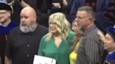 Riley Strain's Family Breaks Down in Tears While Accepting His Diploma