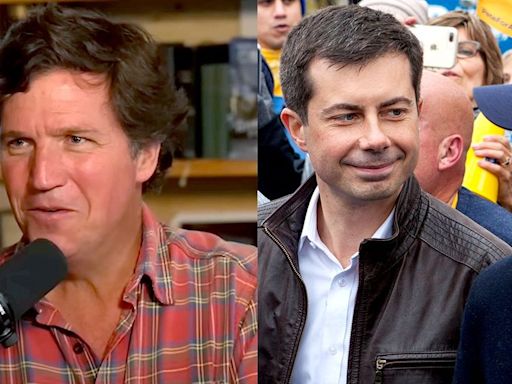 Tucker Carlson accuses Pete Buttigieg of being ’not gay at all’